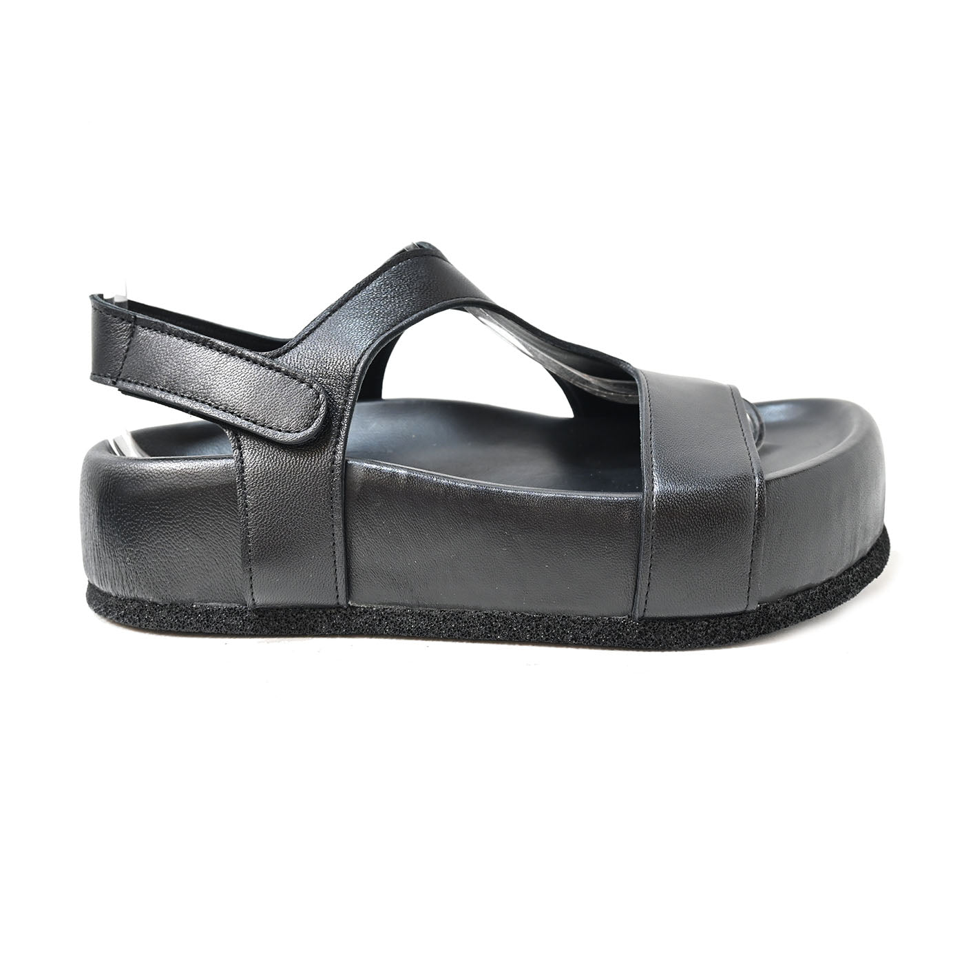 AIDA 03 - sandals leather BLACK
