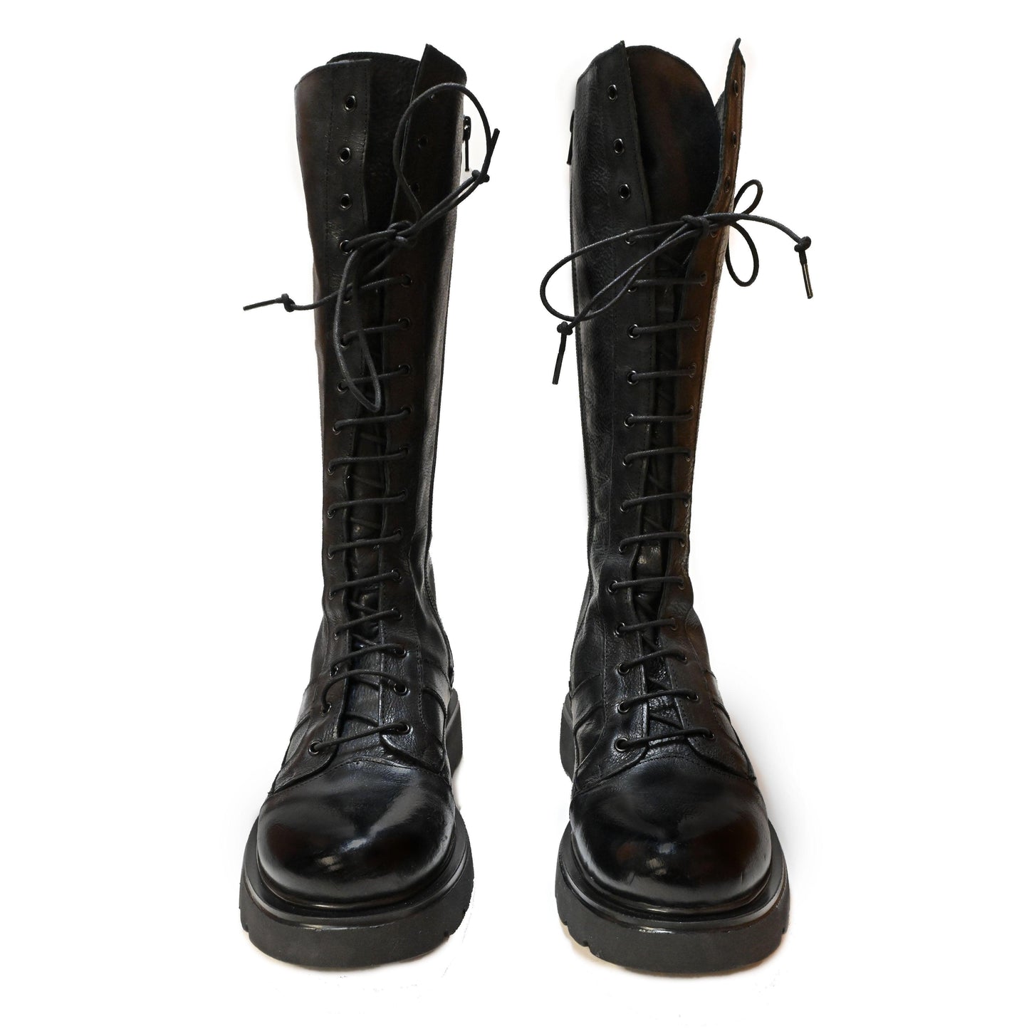 RICH 27 - amphibian boot leather BLACK - History541