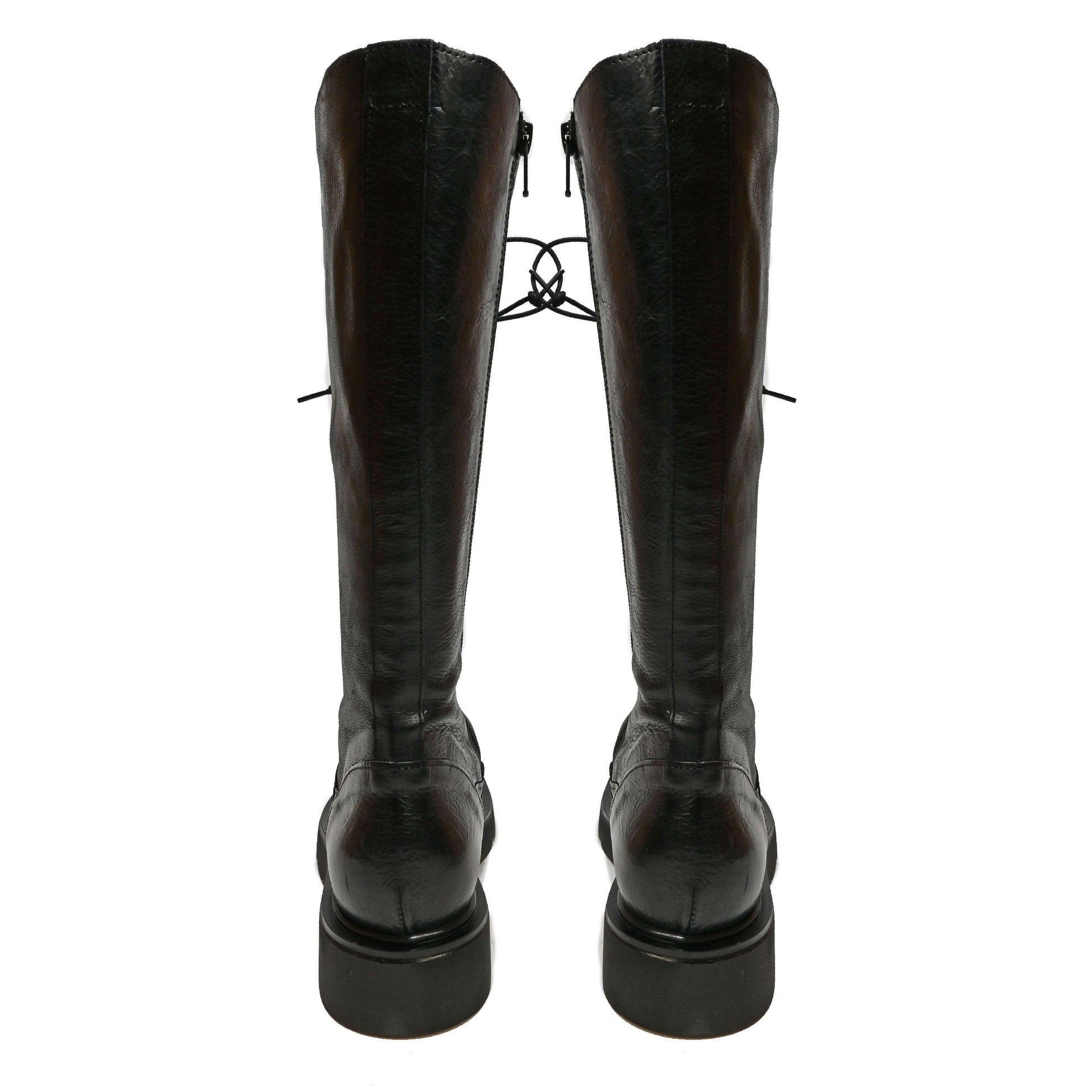 RICH 27 - amphibian boot leather BLACK - History541