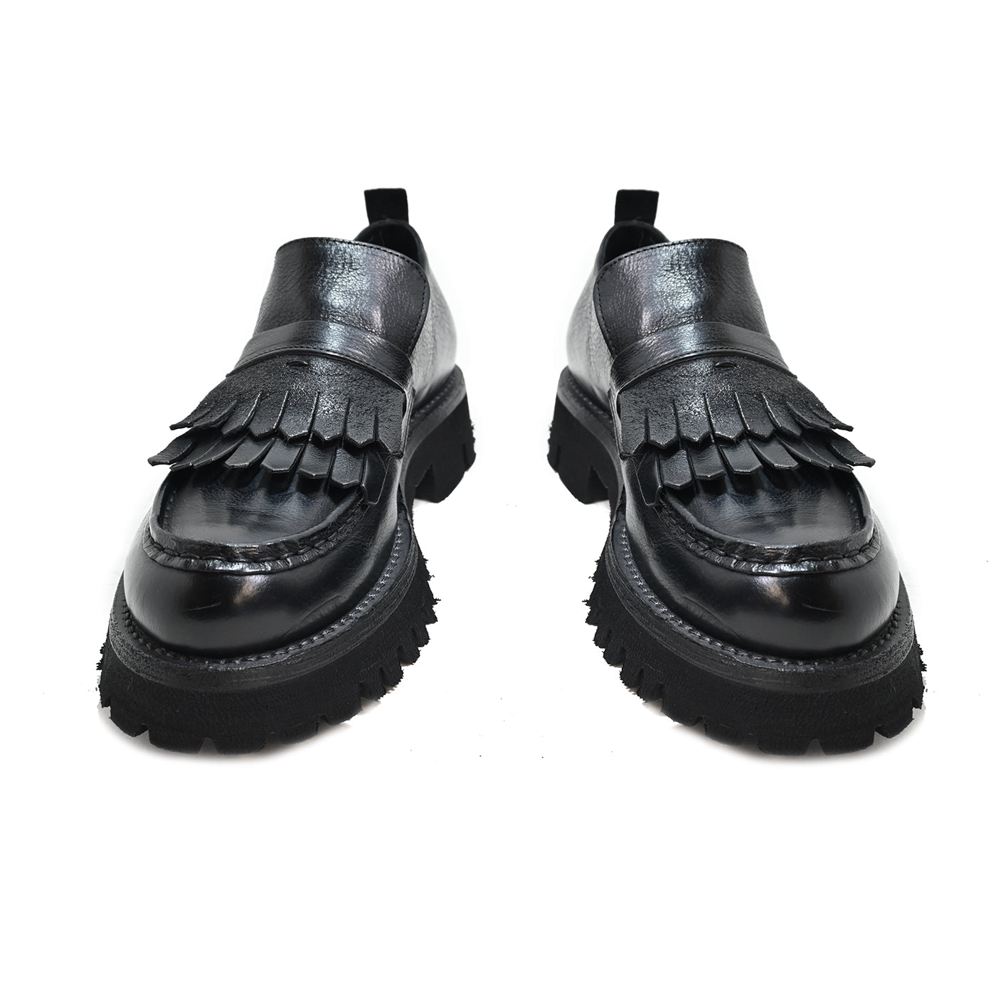 ROSS 22 - moccasin leather BLACK