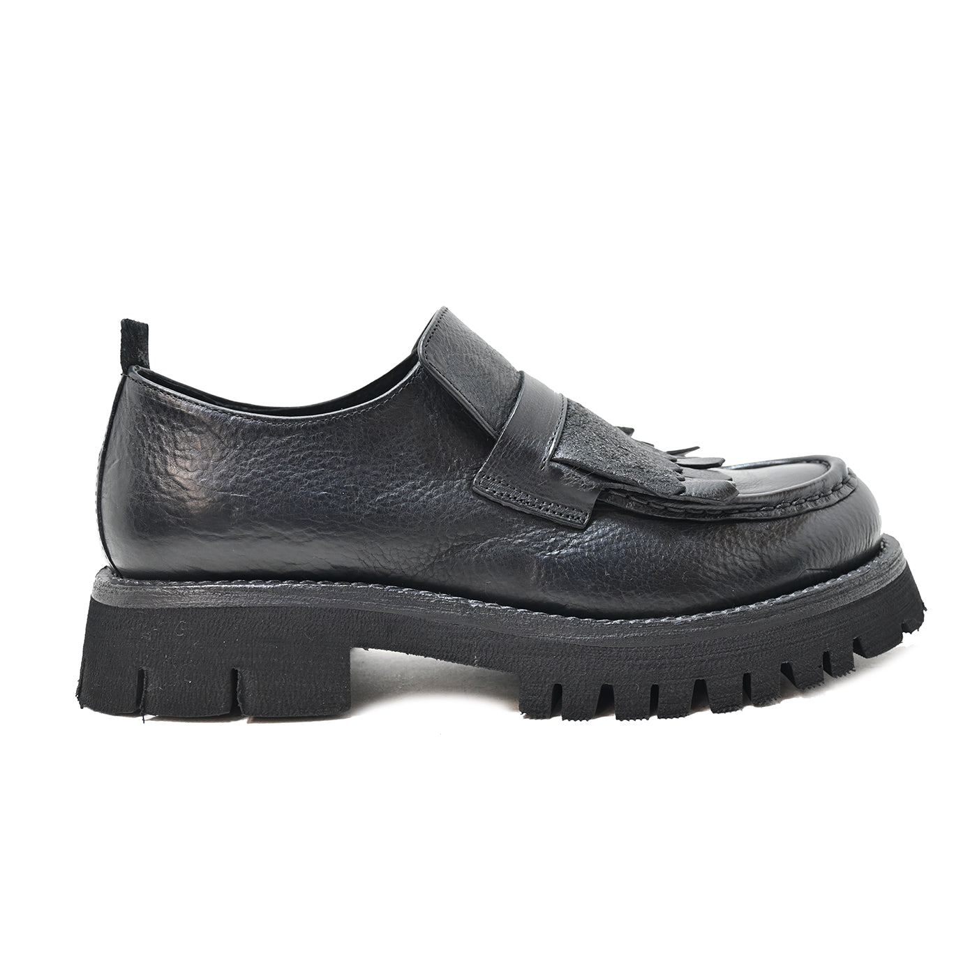 ROSS 22 - moccasin leather BLACK