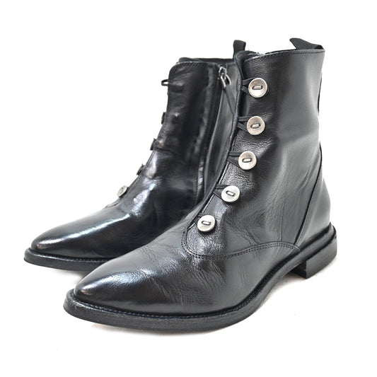 UNDER 07 - Stiefeletten Leder SCHWARZ