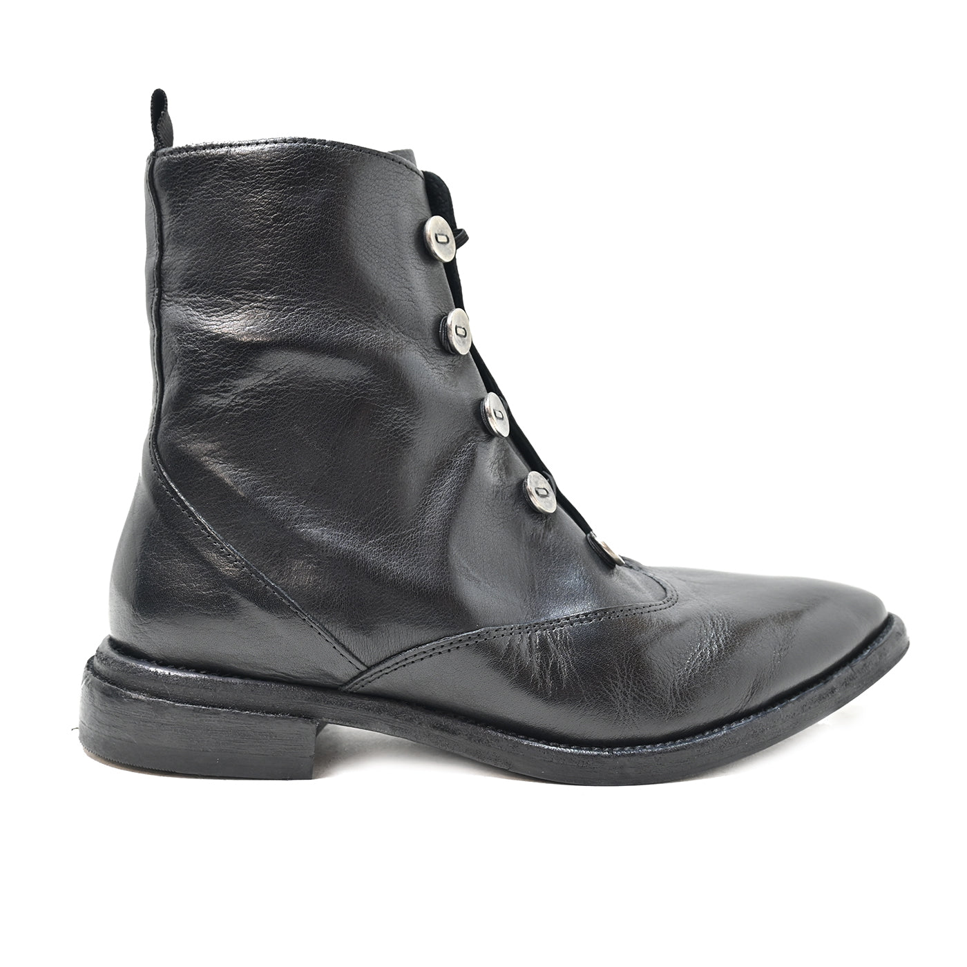 UNDER 07 - Stiefeletten Leder SCHWARZ