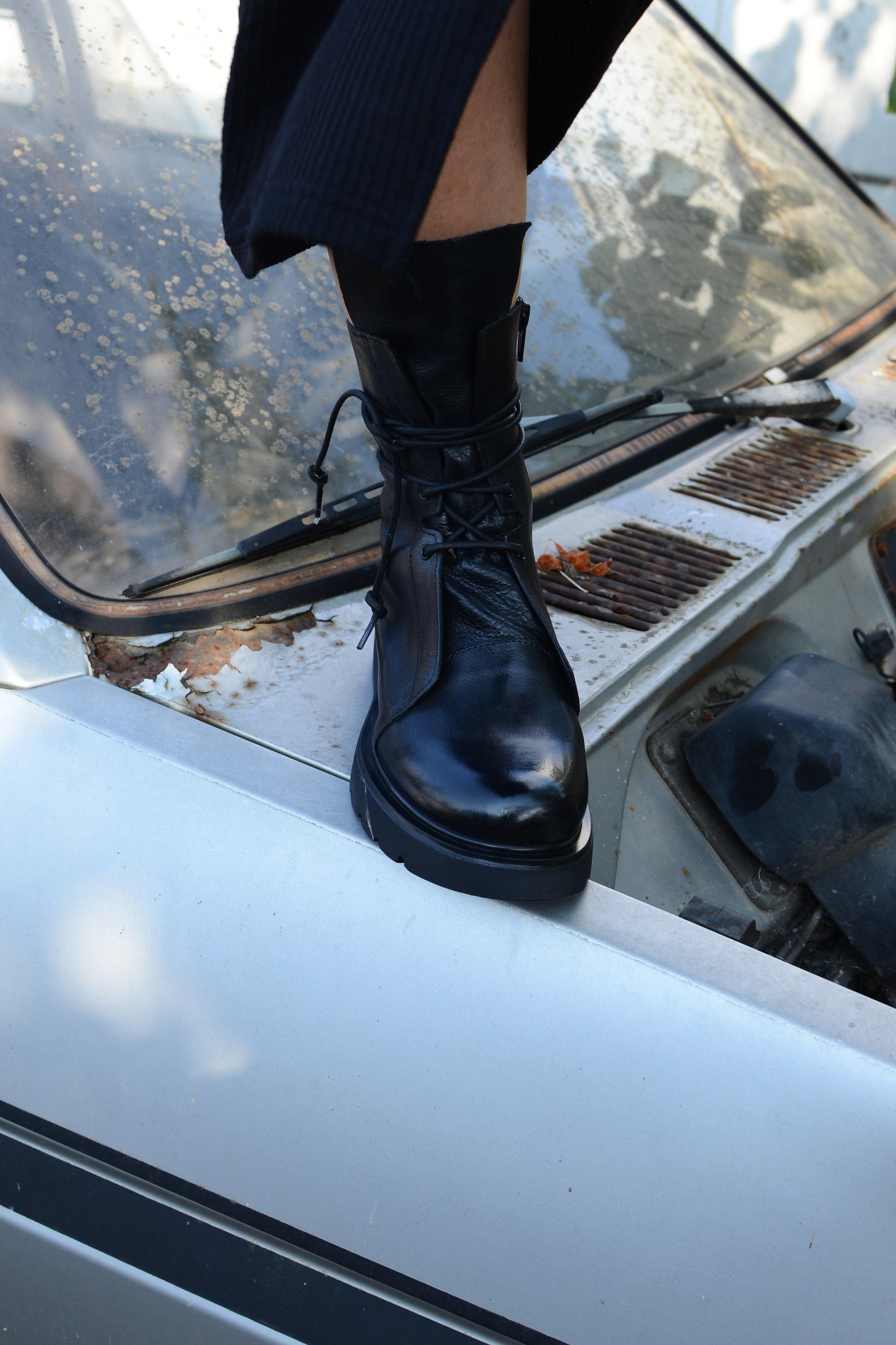 RICH 04  amphibian ankle boots leather ATLANTICK - History541