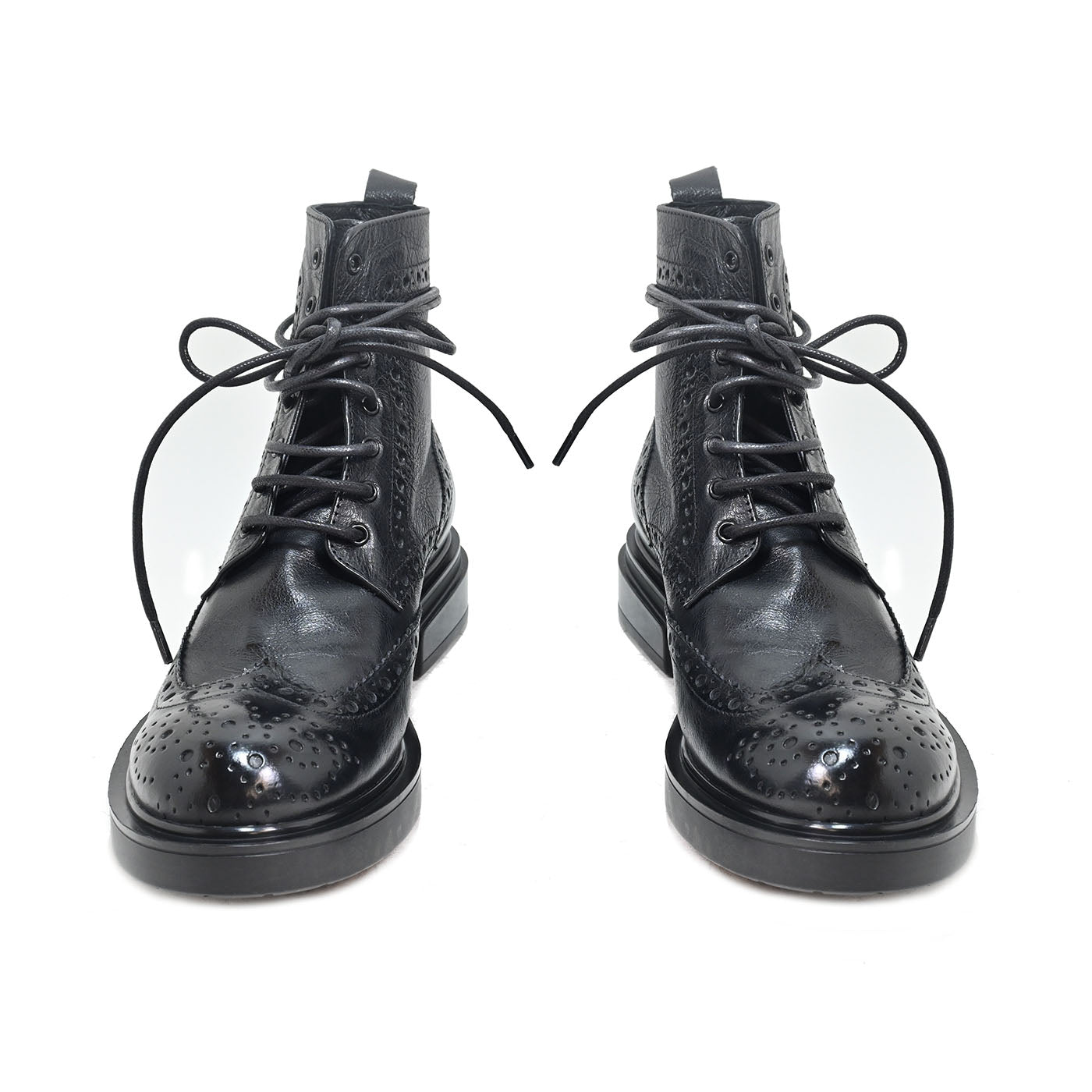 LELA 02 - lace-up ankle boots leather BLACK - History541
